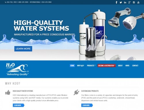 Welcome to H2O International’s New Website